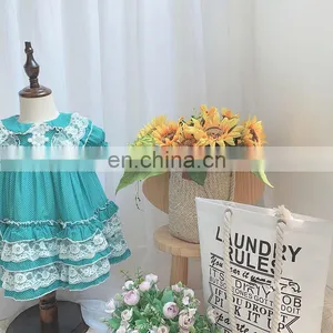 Spanish Lolita Princess Dress Baby Girl Clothes Lace Stitching Sweet Cute Dress for Girls Birthday Easter Dress Vestidos thumbnail-5