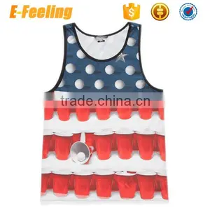 Wholesale Custom Digital Print Tank Top thumbnail-1