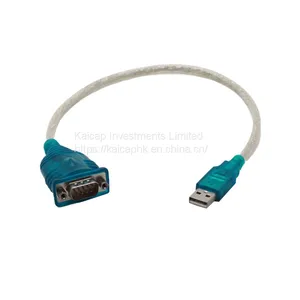 Transparent USB 2.0 TO RS232 Serial DB9 Adapter Converter Cable thumbnail-3