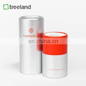 Fancy Perfume Bottle Paper Tube Box Silver Card Tube Box thumbnail-5