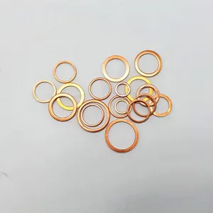 12*18*1.5mm Copper Gasket Solid Copper Gasket Gasket Washer Made in China thumbnail-2