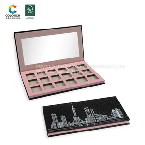 Makeup Eyeshadow Palette Private Label Custom Logo Palette Packaging Diy Eyeshadow Empty Palette thumbnail-3