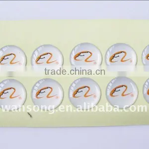 2015 Popular Custom Epoxy Sticker for Sale, High Quality Clear Sticker thumbnail-4