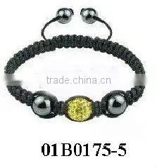 Whale Shamballa Bracelet With 1PC Clay Crystal Ball thumbnail-1