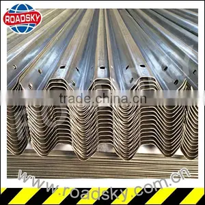 Advanced AASHTO M180 Steel Corrugated Expressway Flex Beam Guardrail thumbnail-1