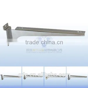 2mm Thickness Metal Chrome Shelf Bracket for Slatwall thumbnail-1