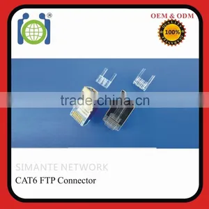 Utp Cat6 Rj45 Plug 8p8c Male Connector thumbnail-1