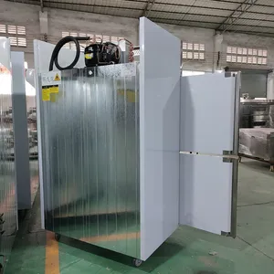 Hotel Kitchen Vertical Stainless Steel Fridge Dual-Temperature Commercial Freezer Refrigerator for Restaurant Kitchen Project thumbnail-4