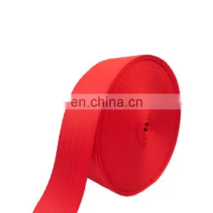 High Quality High Tenacity Fiber FDY Red Aircraft Car Seat Belt Webbing Strap 47mm / 2 Inch Nylon Polyester Safety Belt Webbing thumbnail-1