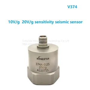 V374A Seismic Accelerometer ,10-20V/g High Sensitivity Vibration Sensor thumbnail-1