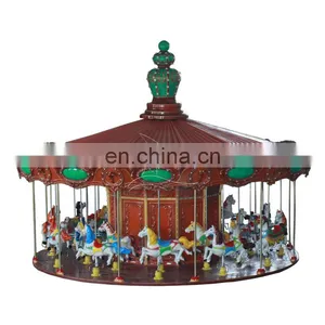 Fairground Commercial Carousel Horses Ride Antique Merry go Round for Sale thumbnail-3