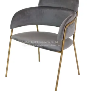 XC218 Whole Sell Price Stainless Steel Dining Chair Modern Design thumbnail-1