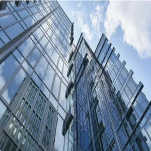 Building Project Exterior Aluminum Double Glass Curtain Wall thumbnail-3