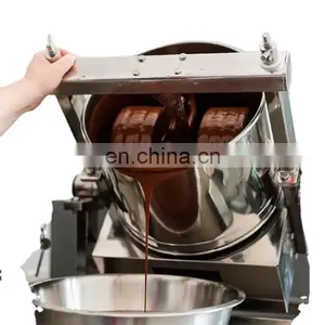 GENYOND Factory 25-100L Small Chocolate Nibs Tilting Grinding Machine Para Stone Roller Wet Grinder Refiner Chocolate Melanger thumbnail-1