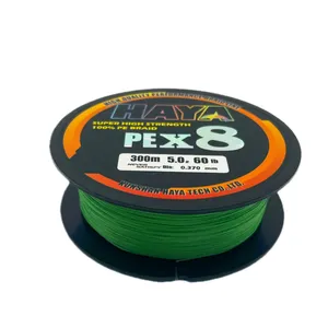 HAYA 100m PE Line 4 Strands Braided Fishing Line For Lake Fast High Quality Portable Sinking Line thumbnail-5