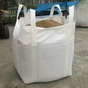 OEM FIBC Bulk Bag PP Woven Super Sack Garbage Dumpster 1ton Skip Big Bag Construction Waste 1500kg Jumbo Bag thumbnail-4