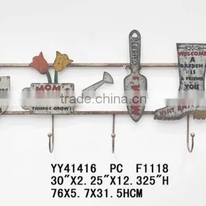 Garden Design Metal Wall Hooks thumbnail-1