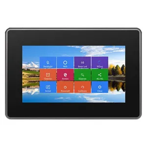 HR70R Hidon Cheapest Factory 7'' RK3568 Ubuntu Linux Android 11 Industrial Tablet PC With RJ45 USB Audio Output Ports and VESA Back thumbnail-1