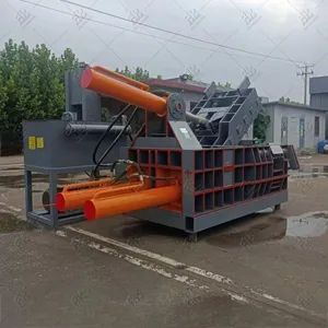 Heavy Duty Hydraulic Baler for Aluminum Cans and Copper Wire Recycling thumbnail-3