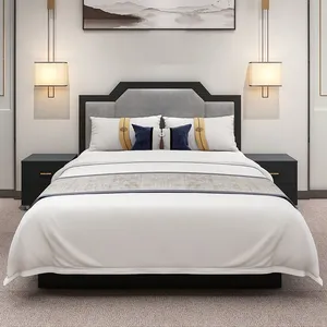 Guangdong Classical 5 Star Modern Bedroom Luxury Design Motel 6 Hotel Guest Room Furniture Sets thumbnail-4