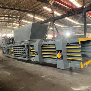 Horizontal Hydraulic Waste Paper Packaging Machine Waste Paper Baler Machine Waste Plastic Baler Machine thumbnail-4