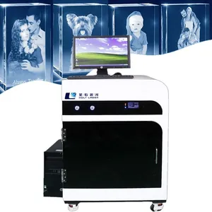 Holiday-themed Gift Crystal Cube 3D Photo Laser Engraving Machine thumbnail-2