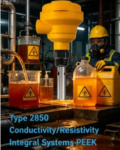 Type 2850 Integral Conductivity Sensor PEEK Inductive Conductivity Resistivity Sensor for Harsh Chemical Applications thumbnail-3