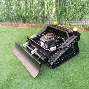 Hybrid Self-Powered Dynamo Blade Rotary Remote Control Lawn Mower on Tracks thumbnail-1