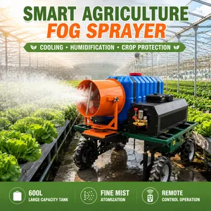 SPRY600C Remote Control Power Sprayer Agriculture Robot Fog Cannon Sprayer Machine thumbnail-1