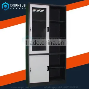 Wholesale Price Office Furniture Sliding Door File Cabiner Steel Cabiner Shot Glass Display Cabinet thumbnail-1
