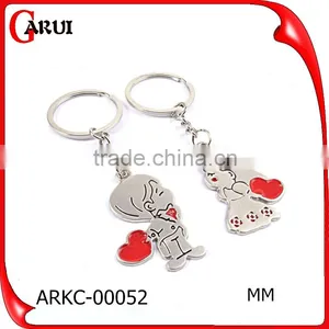 Personalized Couple Keychain Boy and Girl Kiss Cheap Metal Keychains Quality Choice thumbnail-1