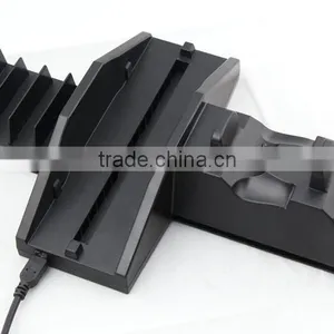 For PS4 Gamers Disk Tower and Dual Charger Dock With Cooling Fan thumbnail-3