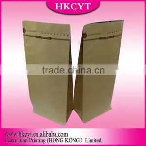 High Quality Hot Sale Flat Bottom Kraft Paper Bag thumbnail-1