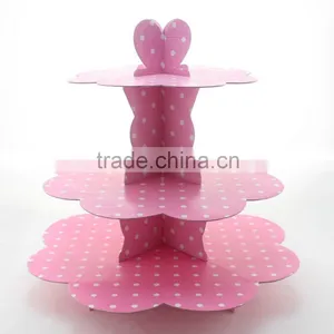 Cake Decoration 3 Tier Cardboard Cupcake Stand for Themed Parties. thumbnail-1