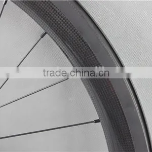 Carbon Wheels 3K-matt Road Bike Wheelset Powerway M71 Hubs Bike Wheels 50-TL thumbnail-3