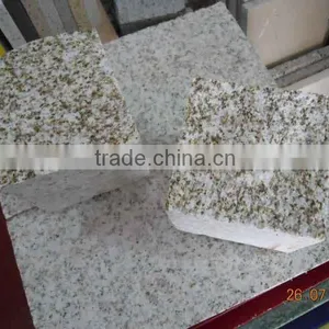 G682 Yellow Rusty Granite Cube Stone thumbnail-1
