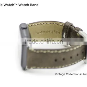 Original Kajsa Vintage Collection Genuine Leather Watch Band Wrist Strap For 38MM Apple Watch MT-3968 thumbnail-6