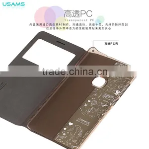 Original USAMS MUGE Series Flip Case For Huawei Mate S PU Leather Cover Case With View Window MT-4668 thumbnail-3