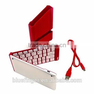 Wireless Bluetooth 3.0 Universal Aluminum Folding Keyboard for Smartphones - for Iphone, Htc,Samsung GALAXY Note 3/Samsung GAL thumbnail-1