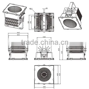 500w Led Flood Light Projection Lamp for Stadium,park thumbnail-6