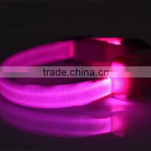 Dog Small-Scale LED Collar Light-up Flashing Glow Dog Collars thumbnail-5