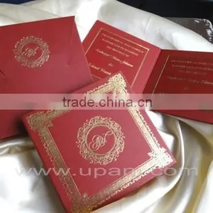 Craft Paper Wedding Invitation Box With Matching Mailing Box-ON SALE thumbnail-1