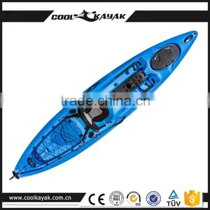 No Inflatable Fishing Pedal Ocean Kayak Made in China Cheap Plastic Wholesale Kayak thumbnail-5