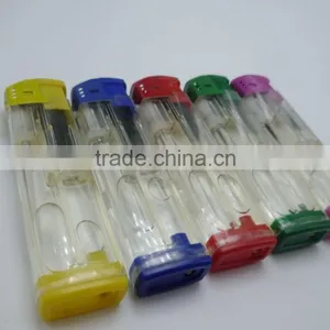 Transparent Colored Safety Cap Gas Electronic Lighter thumbnail-2