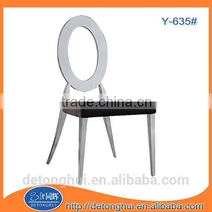 Dining Room Furniture Stainless Steel Dinner Chair Y-635# thumbnail-1