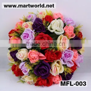 Mixed Color Artificial Wedding Flower for Wedding & Party Decoration for Sale (MFL-003) thumbnail-1