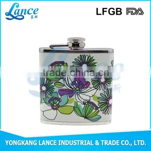 Hot Sale in South America Market 4oz Camouflage Shaped Hip Flask thumbnail-3