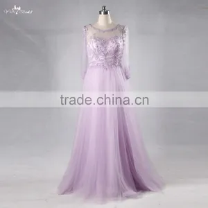 RSE714 Lilac Homecoming Dresses Rhinestone Long Evening Prom Dress thumbnail-1