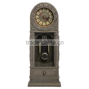 Elegant Metal Table Clock Handmade thumbnail-1