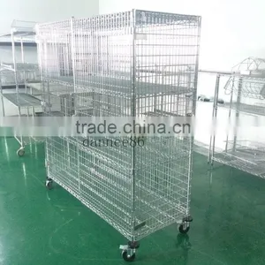 Stainless Steel Shelving Cage With Lock Catch thumbnail-6